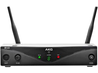 AKG SR420 - 530-559 MHz, BA - Diversity Empfänger der WMS 420 Drahtlosanlage, XLR und Klinken Ausgang