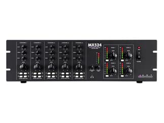 ART MX524, 5-Kanal 4-Zonen-Mikrofon/Line-Mixer