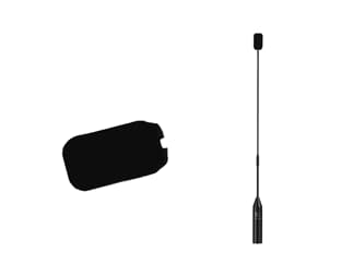 AUDAC MWS215/B - Windschutz für CMX215 Schwanenhalsmikrofone, schwarz