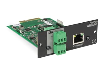 AUDAC NMP40 - SourceCon™ Streaming Modul, LAN, Sym.-Stereo-Ausgang, Spotify™ Connect