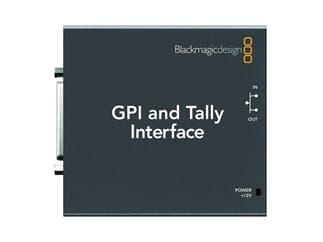 Blackmagic Design ATEM GPI and Tally Interface