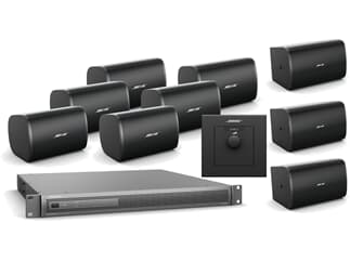 Bose Designmax Bar Set Aufbaulautsprecher schwarz