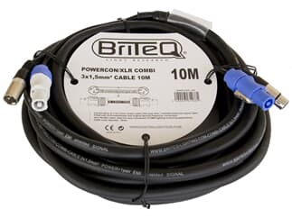 LIGHT 	 BriteQ - Powercon/XLR PRO Combi Cable 10m