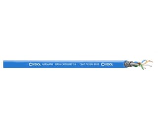 Cordial CCAT 7 CEON BLUE 100 - 0,14 mm², 7 x 0,16 mm - Laufmeterpreis, 100m Rolle
