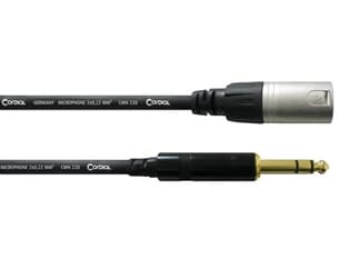 Cordial INTRO CFM 0,6 MV - 0,6 m, REAN XLR male / Klinke 6,3 mm stereo