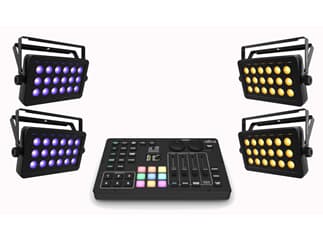 ChauvetDJ ILS Bundle - 2x ChauvetDJ LED Shadow 2 ILS + 2x ChauvetDJ SlimBANK H18 ILS + ChauvetDJ ILS Command