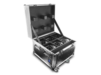 Chauvet Professional WELL Fit 6-pack (chrome) in charging case