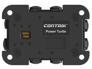 CONTRIK CPVT7RT-M - Power Turtle IN: powerCON® TRUE1® TOP - OUT: 7x powerCON® TRUE1® TOP - Leistungsanzeige