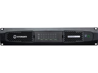 Crown DCi 8 600DA Digitaler 8-Kanal Installationsverstärker mit Dante-Netzwerkanbindung, 600 Watt je Kanal an 4/8 Ohm sowie an 70/100 Volt