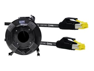 Cordial CSE 50 HH 5 SD-PVC - 50,0 m CCAT 5, RJ 45 / RJ 45 auf SCHILL-Trommel GT 310 OF inkl. Blindadapter