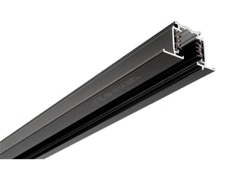Deko-Light 3-Phasen Schienensystem - D Line DALI Einbaustromschiene mit Flügel 2m, schwarz