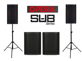 dB Technologies 2x Opera 12 + 2x Sub 615 + Stative