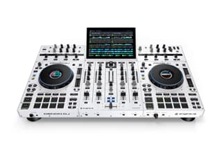 DENON DJ PRIME 4+ WHITE - 4-Deck Standalone DJ Controller in Special Edition WHITE FINISH
