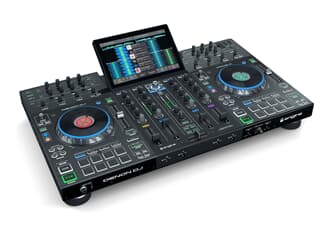 DENON DJ Prime 4 - 4-Deck Standalone DJ-System mit 10-Zoll Touchscreen