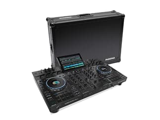 DENON DJ Prime 4+ 4-DECK STANDALONE DJ-CONTROLLER MIT AMAZON MUSIC + Mamgma DJ-Controller Case schwarz