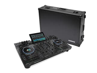 DENON DJ Prime 4+ 4-DECK STANDALONE DJ-CONTROLLER MIT AMAZON MUSIC + Mamgma DJ-Controller Workstation