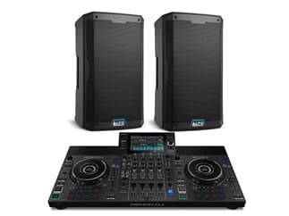 DENON DJ SCLIVE4, DJ-Controller + 2x Alto Professional TS410