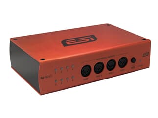ESI M4U eX, 8-Port USB 3.0 MIDI-Interface mit USB-Hub