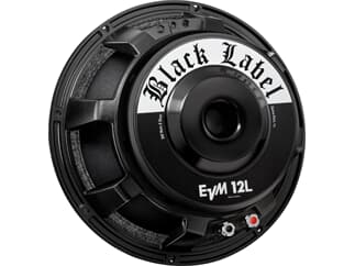 Electro-Voice EVM-12L Blk Lbl 8, 12" Guitar Speaker 300W Zakk Wilde Black Label Editi