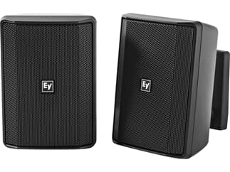 Electro-Voice EVID-S4.2B Speaker 4” cabinet 8 Ohmschwarz, paarweise