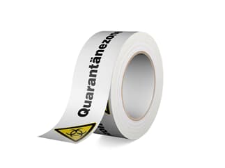 Gerband 404 - Warnband - Klebeband - Quarantänezone, 66m Rolle, 50mm breit