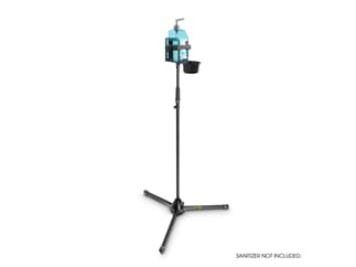 Gravity MS 4321 DIS 01 B - Height-adjustable Disinfectant Stand Tripod with universal Holder Black