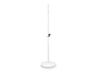 Gravity SSP WB SET 1 W - Loudspeaker Stand with Base and Cast Iron Weight Plate, white