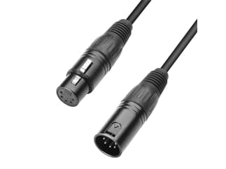 Adam Hall Cables K3 DGH 0150 - DMX Kabel XLR male 5 Pol / XLR female 5 Pol 1,5m