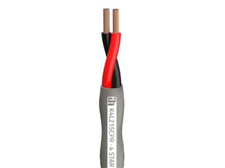 Adam Hall Cables 4 STAR L 215 CPR - Loudspeaker cable 2 x 1.5 mm² Indoor installation cable LSZH Class: Eca