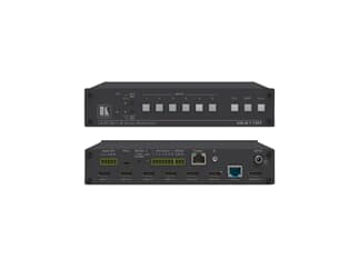 Kramer VS-611DT, 6x1:2 4K60 4:2:0 HDMI/HDBaseT Extended Reach PoE Auto Switcher