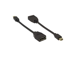 Kramer ADC-MDP/DPF - Mini DisplayPort (M) auf DisplayPort (F) Adapter Kabel