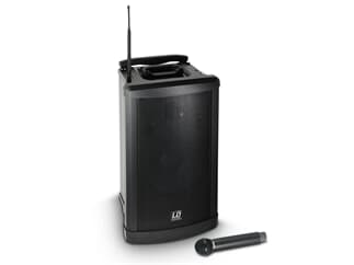 LD Systems Roadman 102 - Mobiler PA Lautsprecher mit Handmikrofon