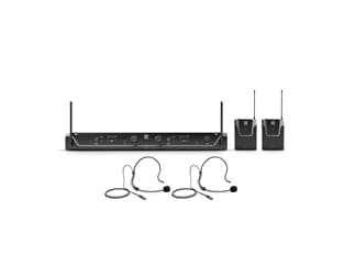 LD Systems U305 BPH 2 - Dual - Wireless Microphone System with 2 x Bodypack and 2 x Headset - 584 - 608 MHz