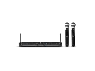 LD Systems U305 HHD 2 - Dual - Wireless Microphone System with 2 x Dynamic Handheld Microphone - 584 - 608 MHz