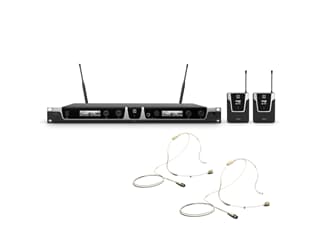LD Systems U506 BPL 2 - Wireless Microphone System with 2 x Bodypack and 2 x Lavalier Microphone