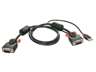 LINDY 33772 - KVM Systemkabel VGA & USB für KVM Switches der Combo Serie, 3m