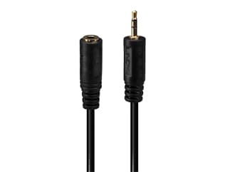 LINDY 35698 Audio-Adapter, 2.5mm Stecker an 3.5mm Kupplung - Verbindet zwei Audiogerä