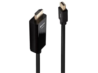 LINDY 36926 1m Mini DisplayPort an HDMI 10.2G Kabel - Zum Anschluss eines Mini Displa