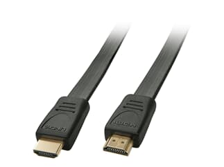 LINDY 36995 0,5m HDMI High Speed Flachbandkabel  - HDMI 2.0 / HDTV & HDCP kompatibel