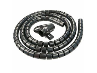 LINDY 40581 Kabelspirale, 5m - Flexible Kabelspirale mit 25mm Durchmesser, mit prakti