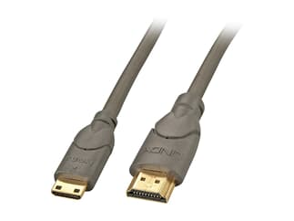 LINDY 41033 High-Speed HDMI®-Kabel Premium, Typ A/C, 3m - Monitorkabel für digital an