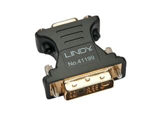 LINDY 41199 Monitoradapter DVI / VGA - Kompakter kabelloser Adapter zum Anschluss ein