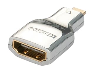 LINDY 41510 CROMO Adapter HDMI (Kupplung) an HDMI Micro (Stecker) - CROMO HDMI Micro