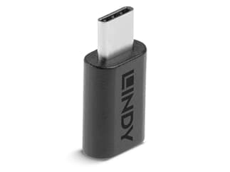 LINDY 41896 USB 2.0 Adapter Typ C / Micro-B - USB Typ C Stecker / Typ Micro-B Kupplun