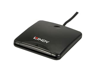 LINDY 42768 USB 2.0 Chipkartenleser - Unterstützt zahlreiche Transaktionen mit Chipka