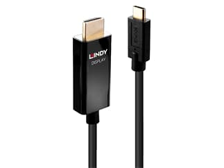LINDY 43292 2m USB Typ C an HDMI 4K60 Adapterkabel mit HDR - Zum Anschluss eines HDMI
