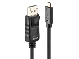 LINDY 43307 10m USB Typ C an DisplayPort Adapterkabel mit HDR - Zuverlässige 4K-Verbi