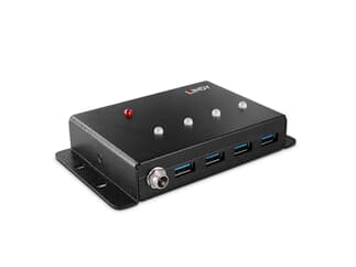 LINDY 43374 4 Port USB 3.0 Metall Hub