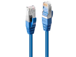 LINDY 45641 0.5m Cat.6 S/FTP LSZH  Netzwerkkabel, blau - RJ45-Stecker, 250MHz, Kupfer