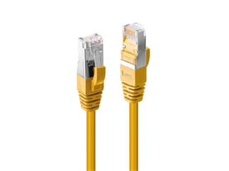 LINDY 0.3m Cat.6 S/FTP LSZH Netwerkkabel, gelb - RJ45 Stecker, 250MHz, Kupfer